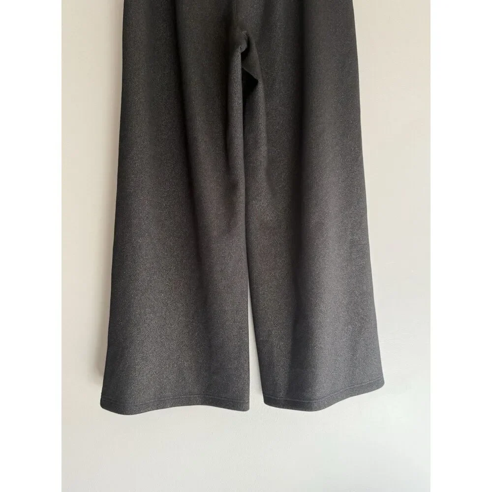 Spanx Air Essentials Wide Leg Shimmer Metallic Pull On Comfort Soft Size Large - Picture 8 of 16